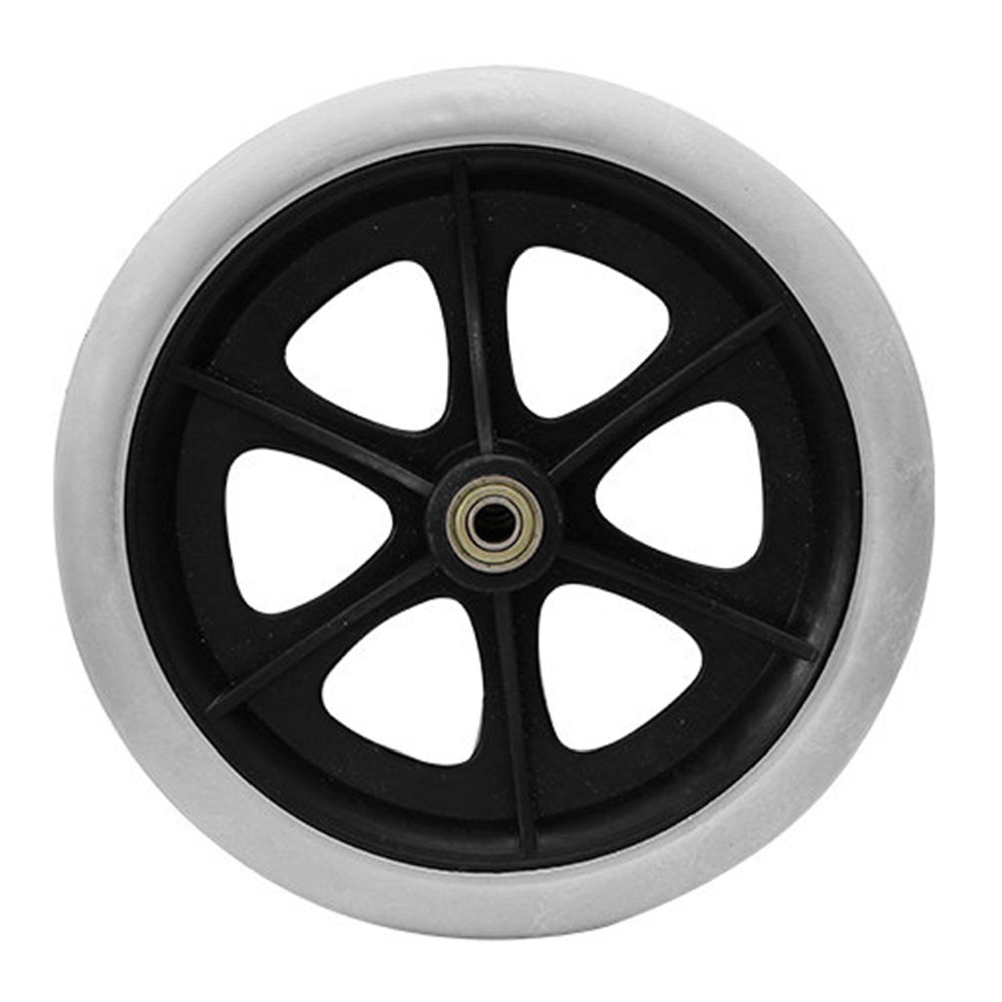 Genterun Grey Manual Wheelchair Front Wheels,Swivel Wheels(Gray,8In)