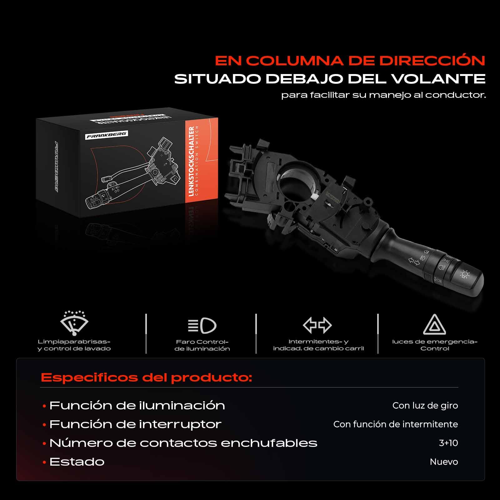 Frankberg Interruptor de la columna de dirección 93410-1M530