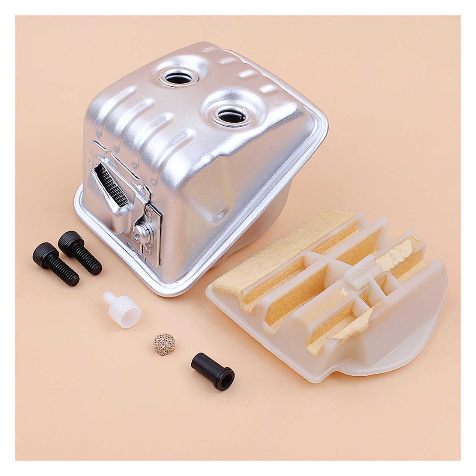 Kit de buje de guía de filtro de aire de ventilación de tanque de combustible de tornillo apto for H 450 445 445e piezas de repuesto de motosierra de gasolina OEM 544147702