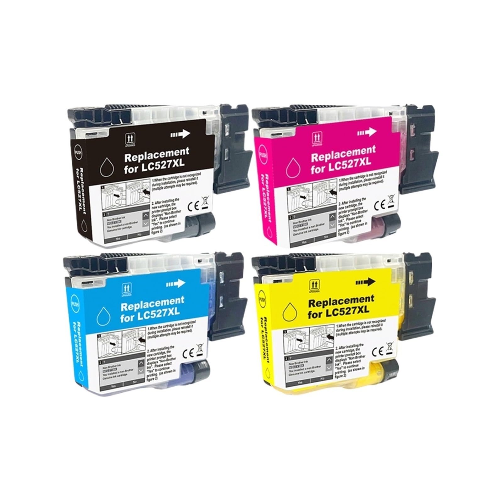 Cartuccia d'inchiostro, compatibile con Brother, LC527 LC-527 LC527XL