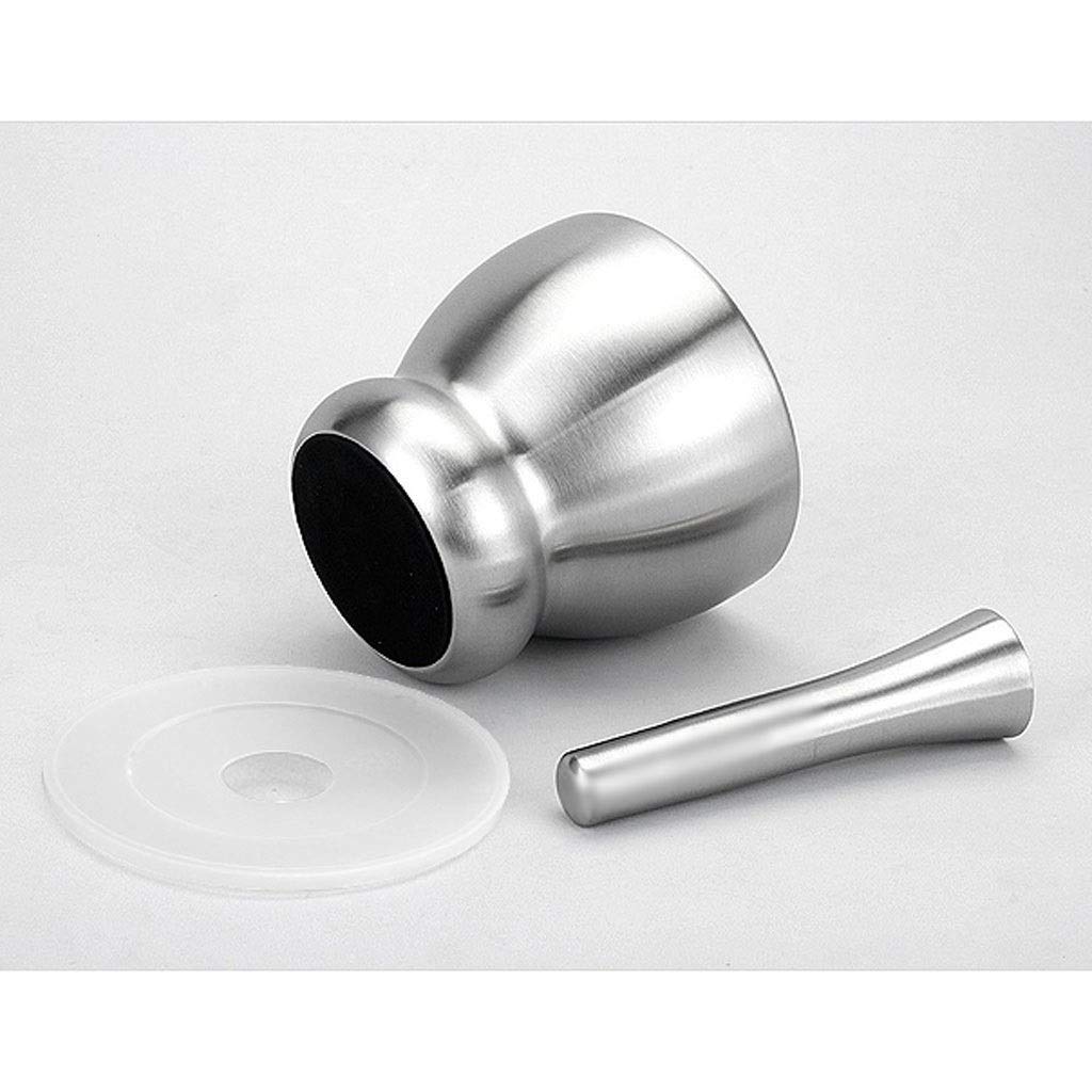 Mortar and Pestle Mortar and Pestle 304 Brushed Stainless Steel Mortar and Pestle Set ce Grinder Bowl Pesto Kitchen Cooking Me