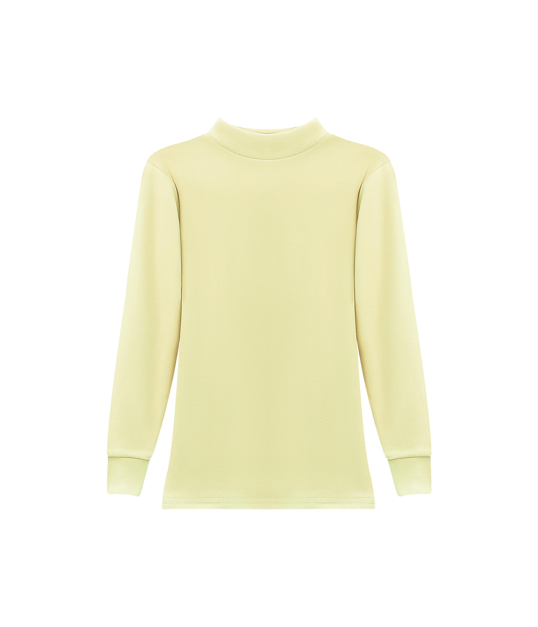 Maglia Termica Ragazza Manica Lunga – Base Layer in Pile con Collo Alto per Il Freddo
