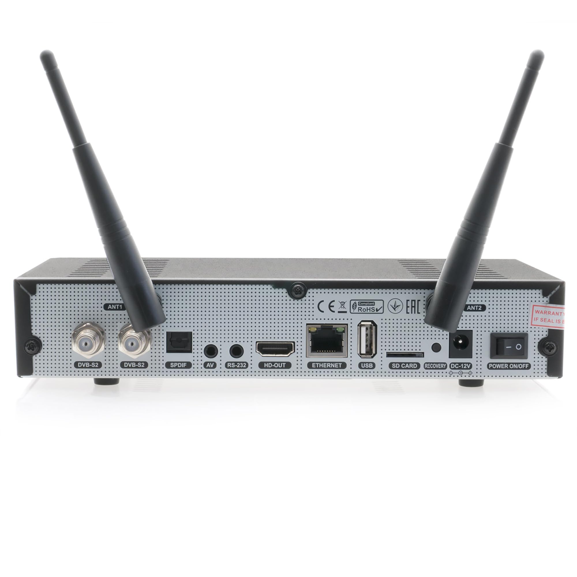 Octagon SF8008 V3 (Version 3) UHD 4K Supreme Twin Sat Receiver, 2X DVB-S2X Tuner, E2 Linux & Define OS, mit Aufnahmefunktion, M.2 M Key, Gigabit LAN, Kartenleser, Sat to IP, Multistream, WiFi WLAN