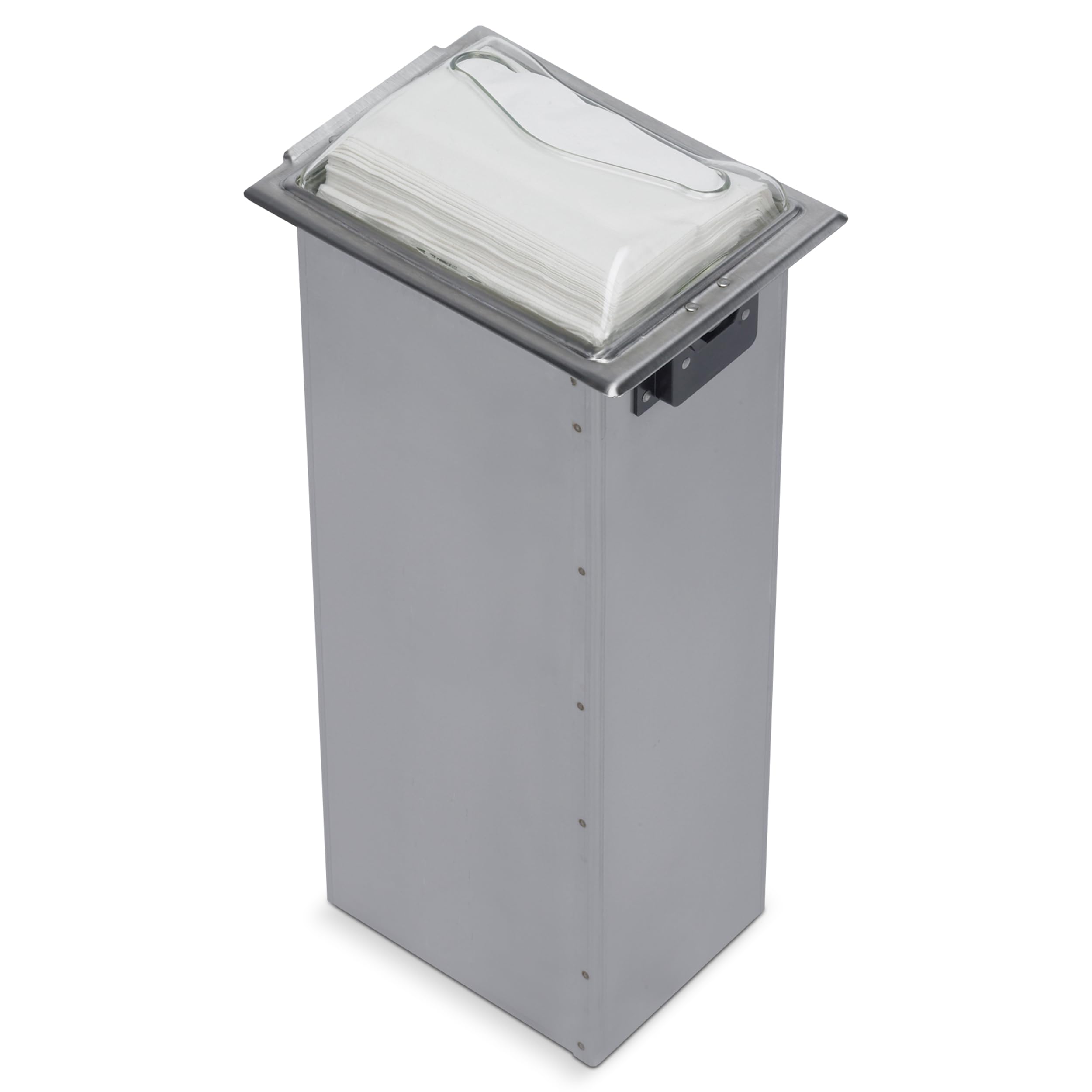 H2005 Stainless Steel in-Counter Fullfold Control Napkin Dispenser by San Jamar – Stainless Steel, Stainless, Model H2005CLSS