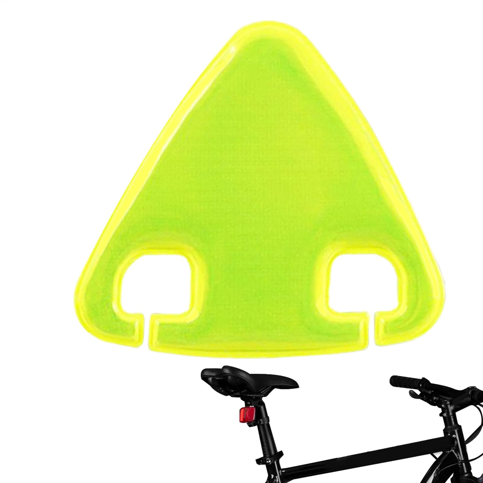Amazon | 三角形リアマウント安全反射サイン 自転車リフレクター