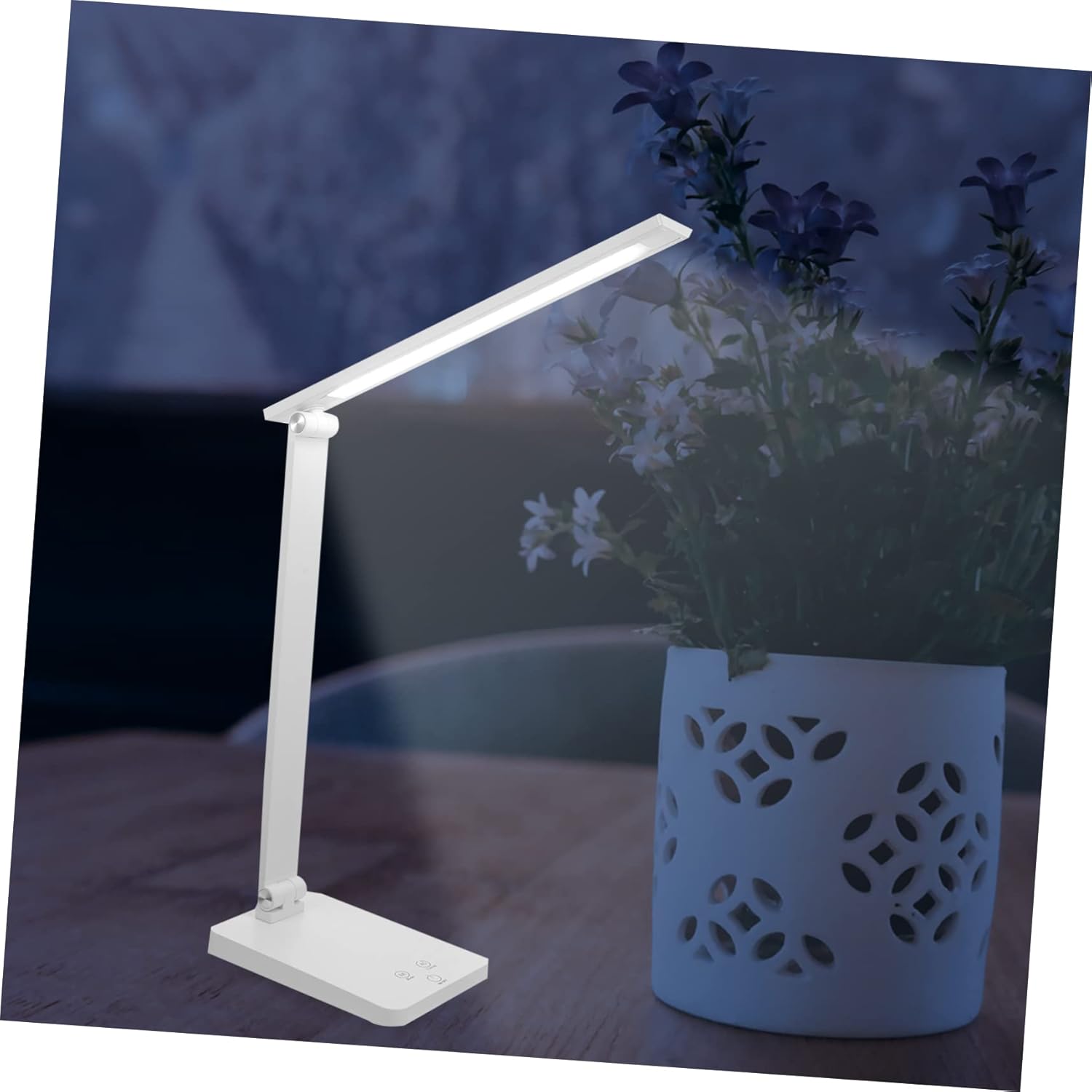 ARTIBETTER Foldable LED Eye-Protection Desk Lamp USB Charging Adjustable Brightness Touch Control Portable Reading Light for Home and Office