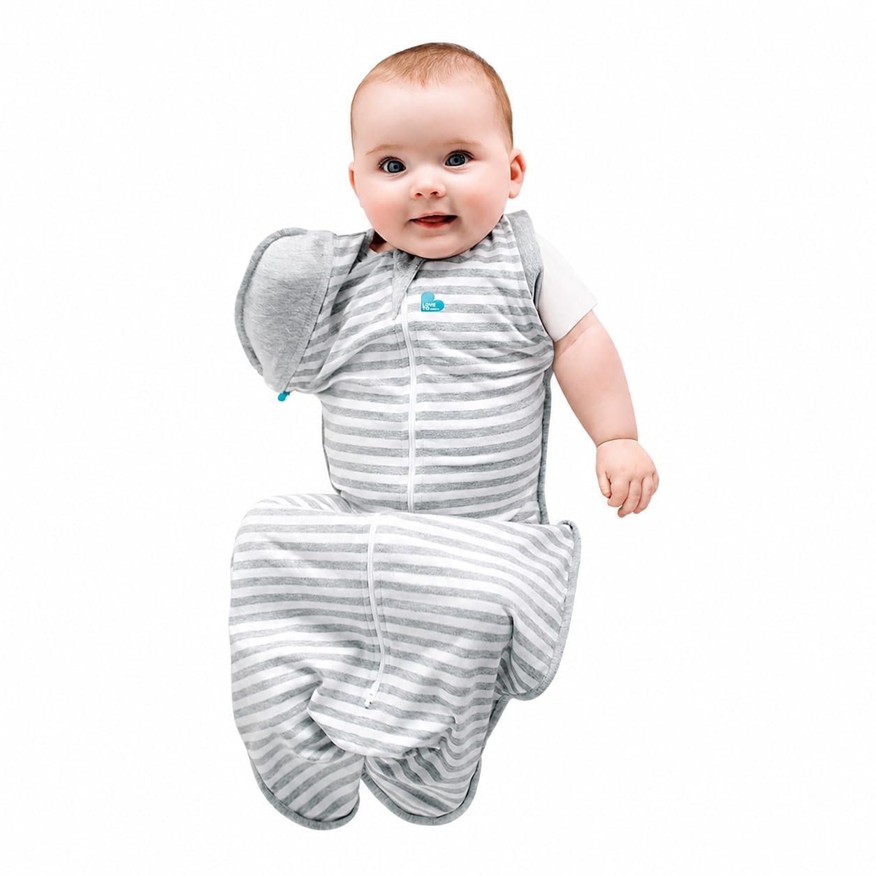 Love to Dream Swaddle Up 2-in-1 Transition Bag | 1.0 TOG, 24-32 lbs, Gray