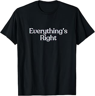 Phish - Everything's Right... so Just Hold Tight T-Shirt