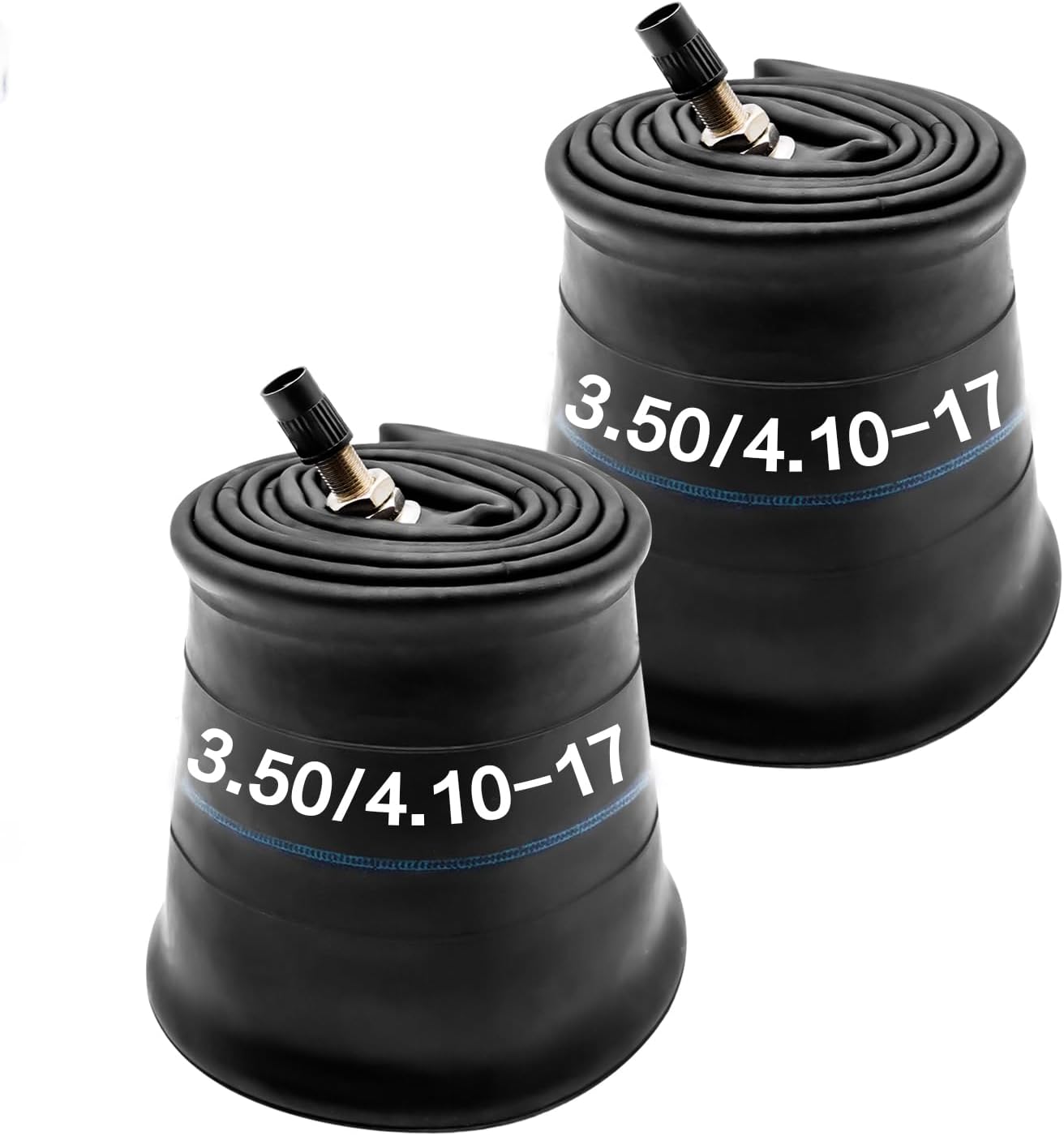 (2-Pack) 3.50/4.10-17 Tube 3.25-17 Inner Tube 100/90-17 Tube - TR4
