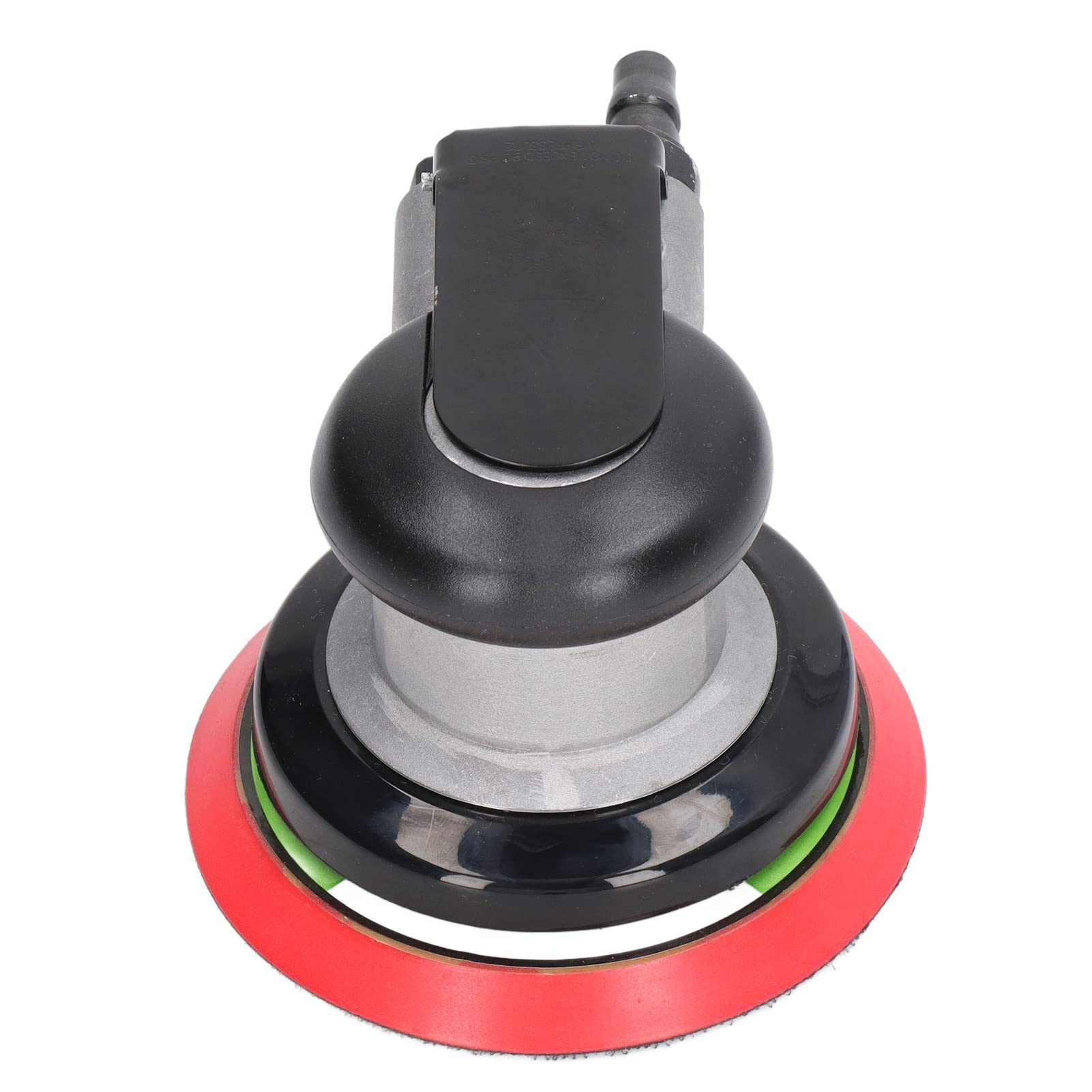 Lijadora orbital neumática, lijadora de aire de alta velocidad de 10.000 rpm con disco de 5 pulgadas y 5 piezas de papel de lija para vehículos, metal, muebles, paredes y piedra