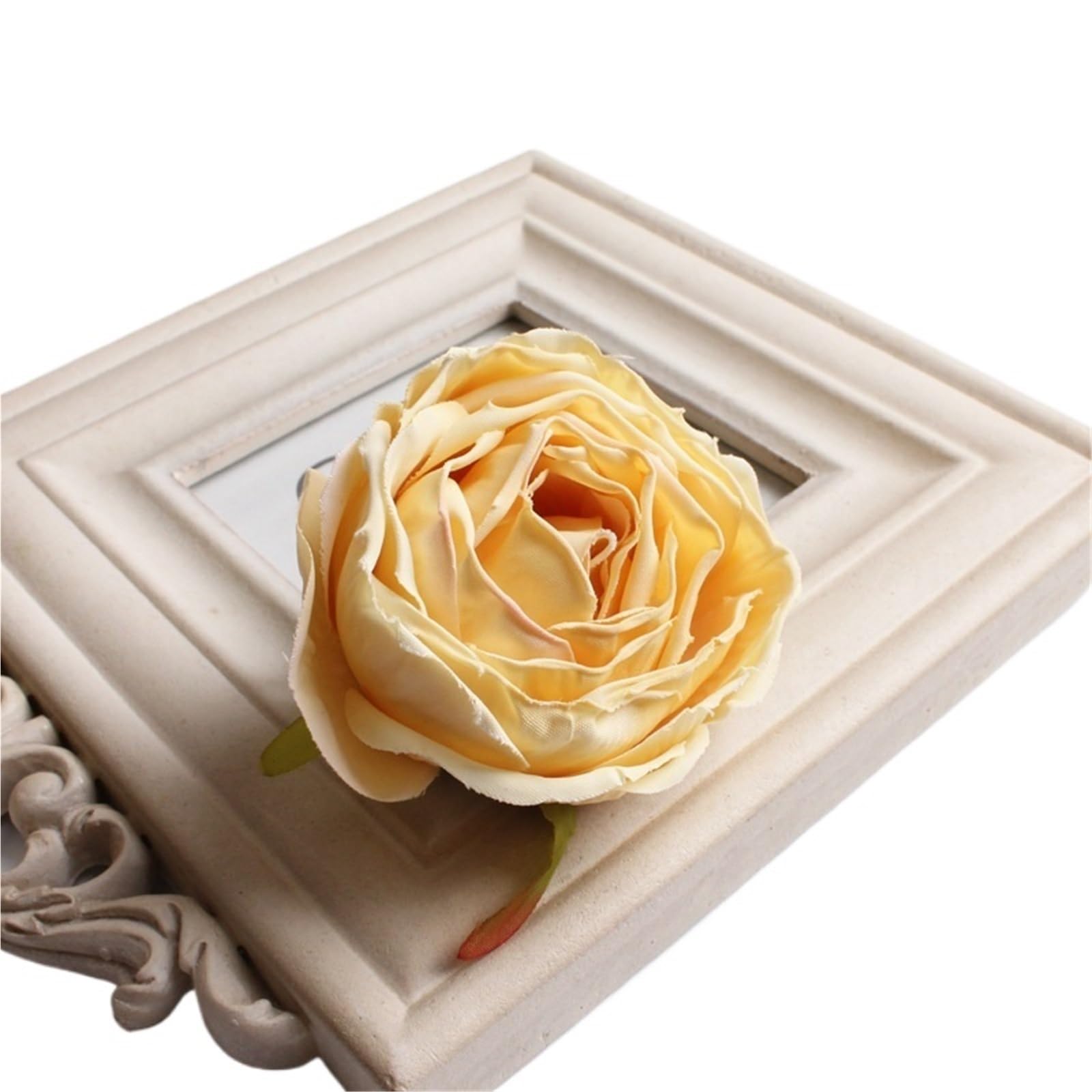Fiori Di Stoffa 50 pezzi 14 colori 7 cm testa di fiore in tessuto di seta artificiale for fai da te matrimonio bouquet da