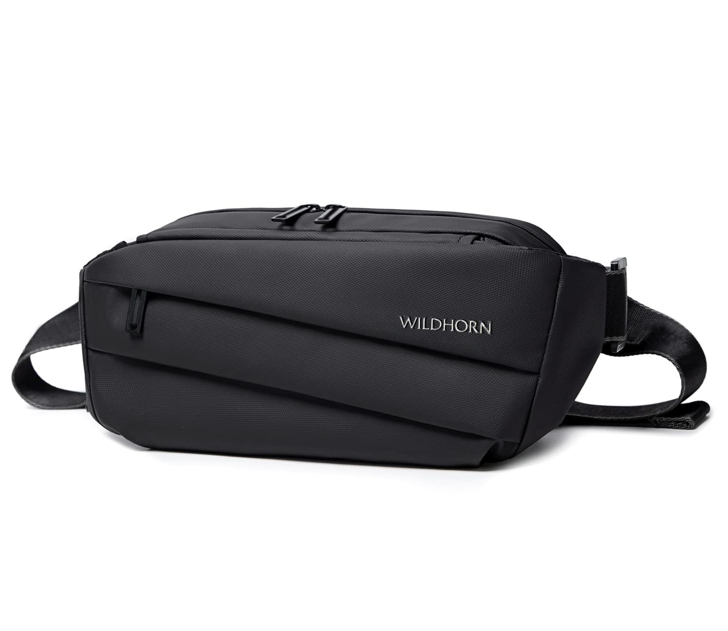 Large Fanny Pack for Men Stylish Mobile Chest Bag Sling Bag for Men Crossbody Multi-Pocket Waist Pouch for Daypack Water-Resistant Shoulder Side Bag for Travel