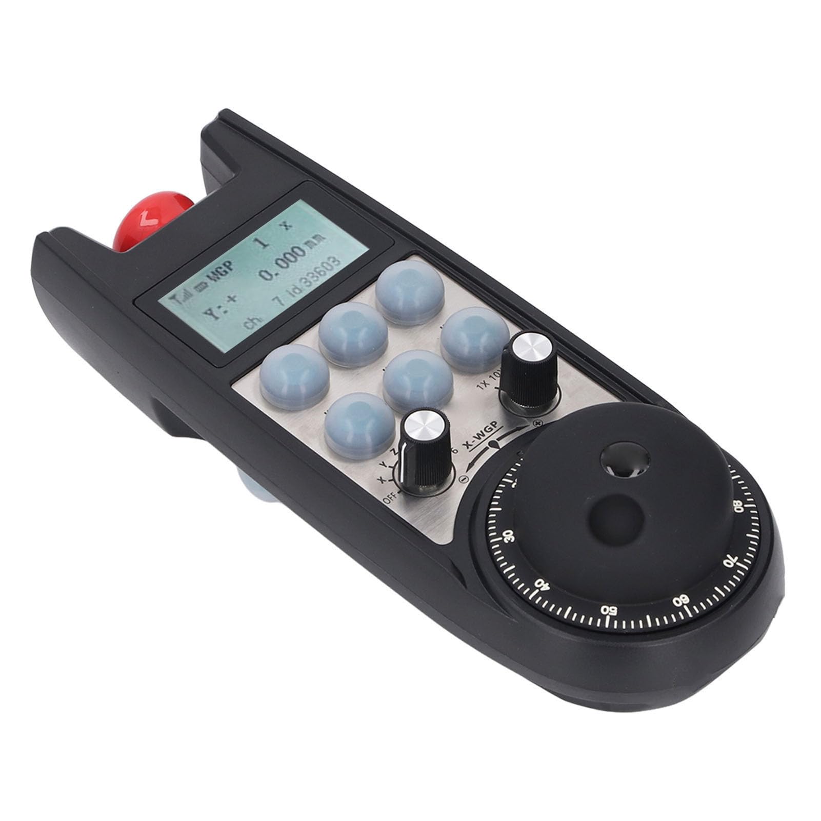 Controlador de Rueda de Mano CNC Inalámbrico 6 Generador de Pulso del Manual de Eje con Potencia de Transmisión de 10dbm de Rango de 40 M para Máquinas de Fresado de Máquinas