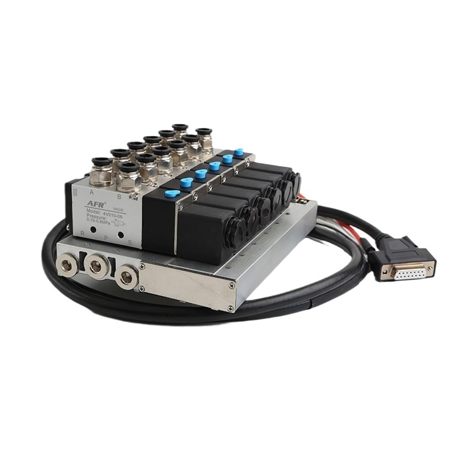 Terminal de vannes 4V210-08 DC24V pour pilotage de vérin pneumatique sans latence