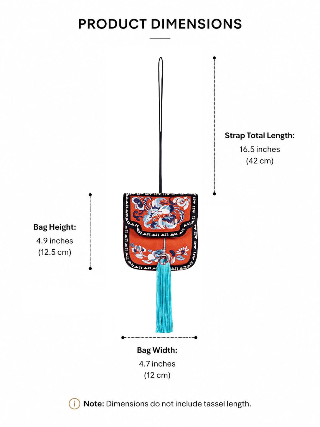 HangErFeng 161 - Bolsa de seda bordada con diseño de mariposa y peonía geométrica
