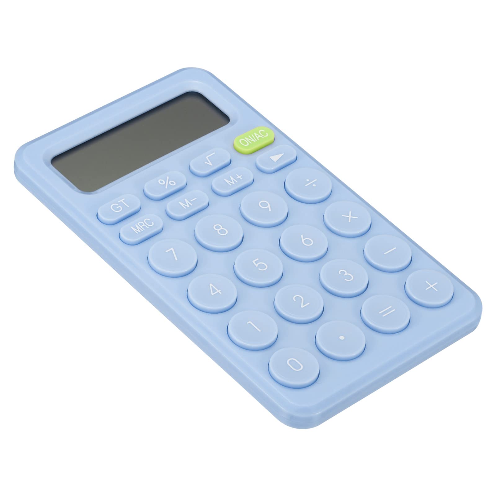 PATIKIL Desk Basic Cute Calculator, Small Desktop Calculators Battery Powered with 12 Digit Large LCD Display for Office Home, Blue