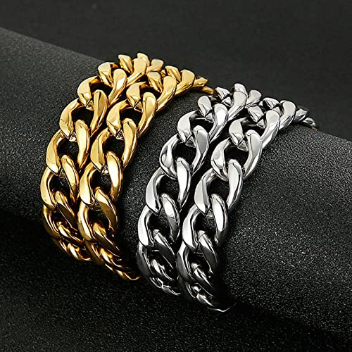 Collier acier inoxydable de qualité supérieure avec maillons 13mm