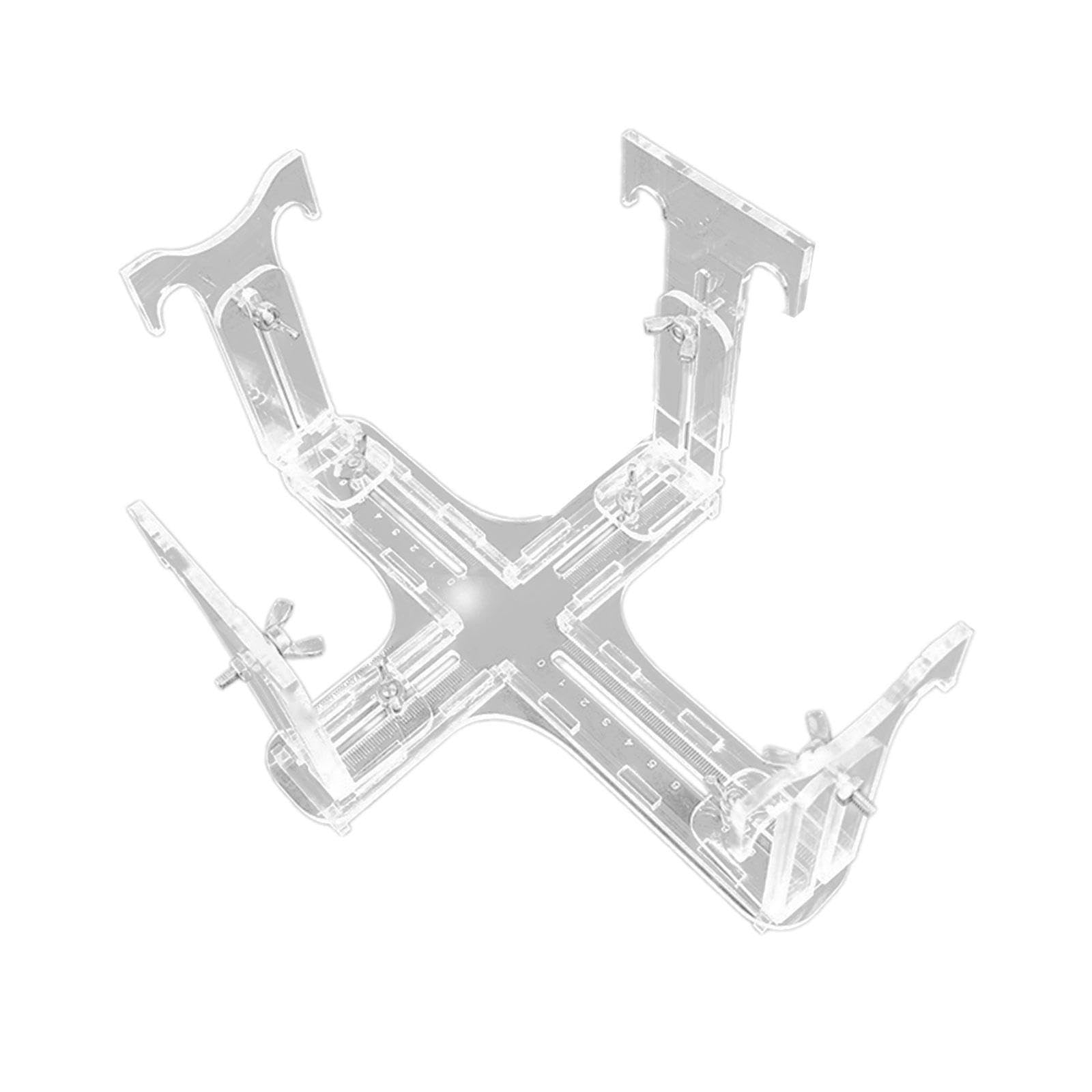 Perfeclan Supporto per verniciatura a spruzzo per Modelli di aeromobili Base per Esposizione di Modelli per Hobby Pratico Acrilico Multifunzione per casa, 32cmx29.9cm