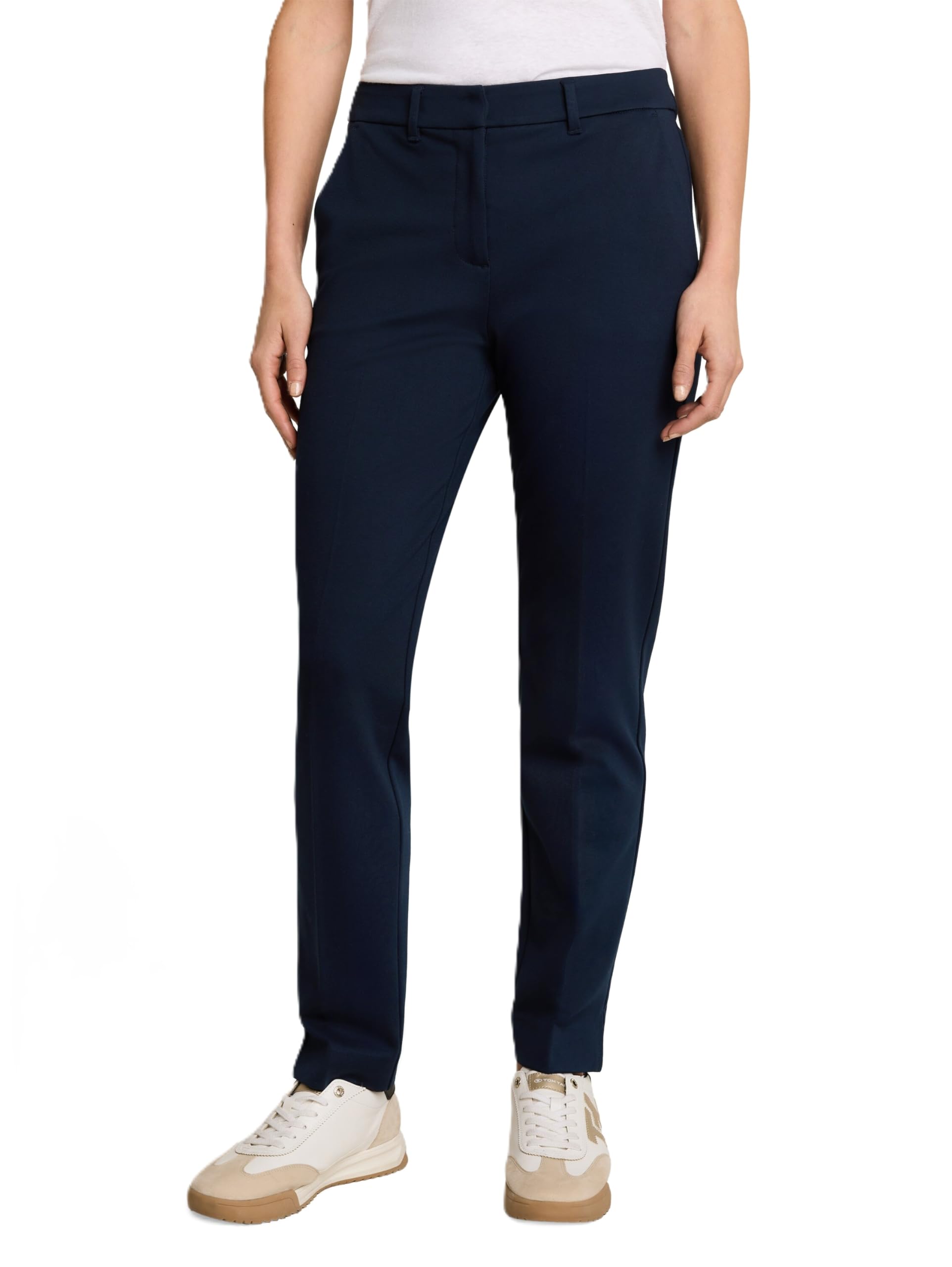 Tom Tailor Damen Cropped TTMIA Slim Hose mit Stretch 1051398