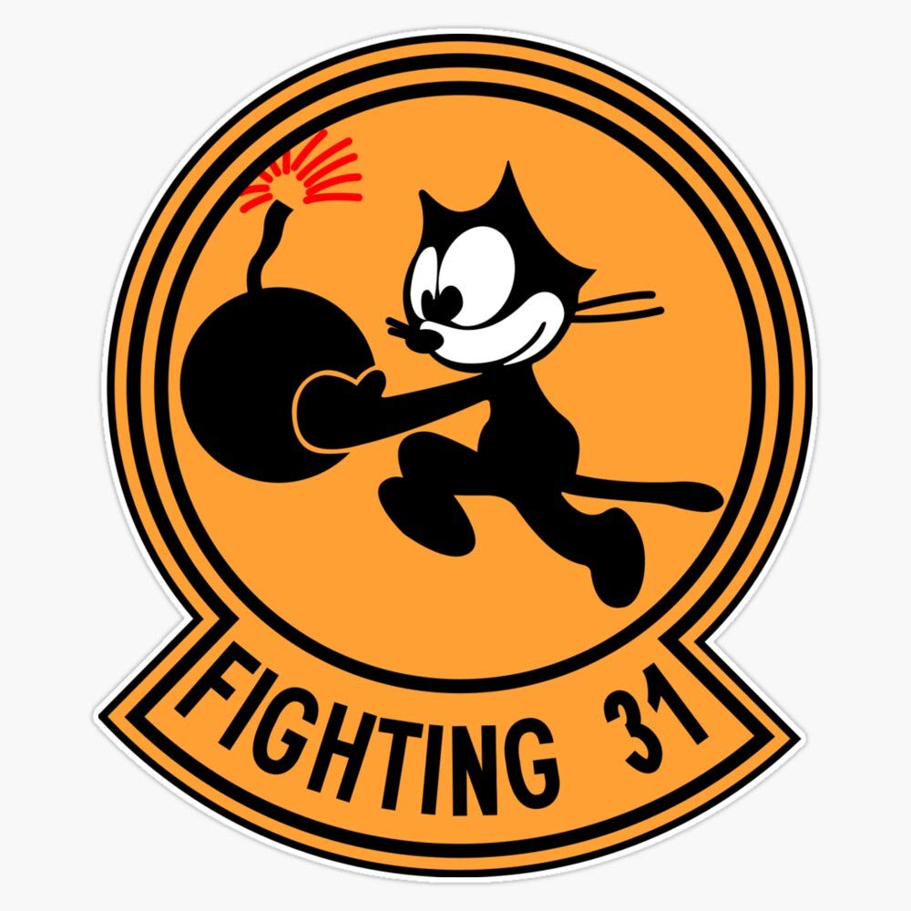 Sticker de collection Cat Felix Vf-31 en vinyle premium de 12,7 cm pour finitions soignées