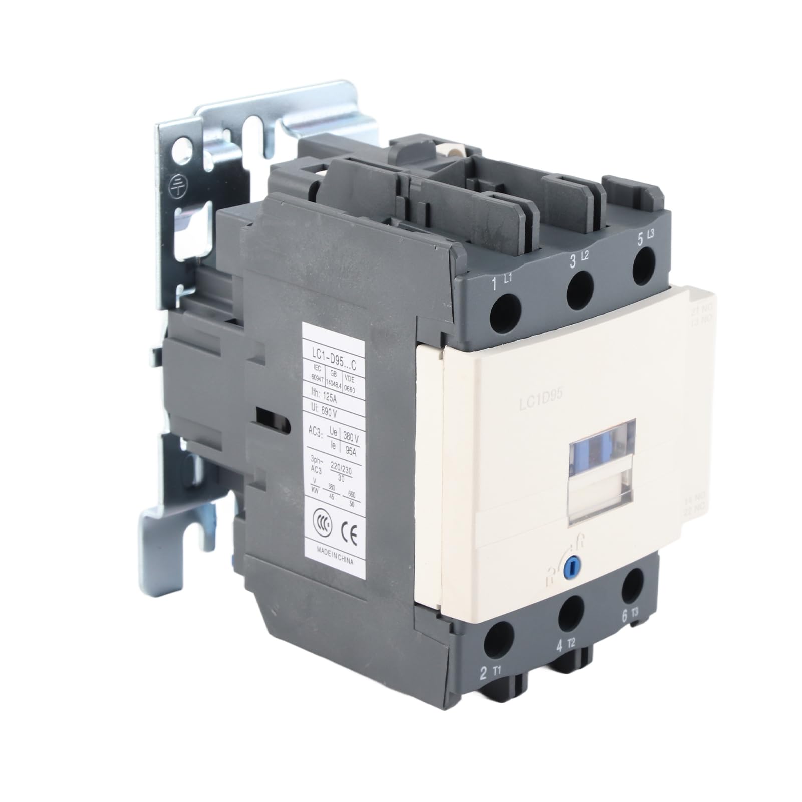 Contactor Eléctrico Industrial de CA LC1D95 380V 95A para Aplicaciones de Energía
