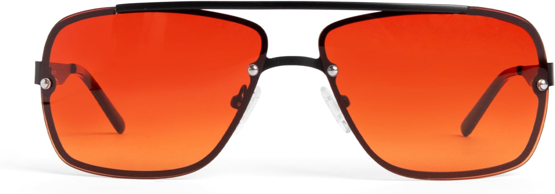 TrueDark by Dave Asprey | Sunsets Blue Light Blocking Glasses | Gradient Red Yellow Lenses