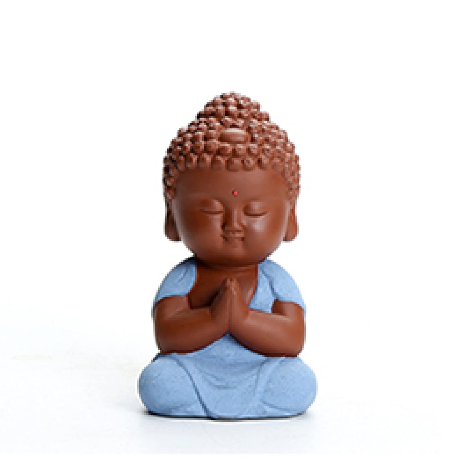 Adorno Buda Tathagata Azul: Decoración para Coche, Mesa de Estudio y Hogar
