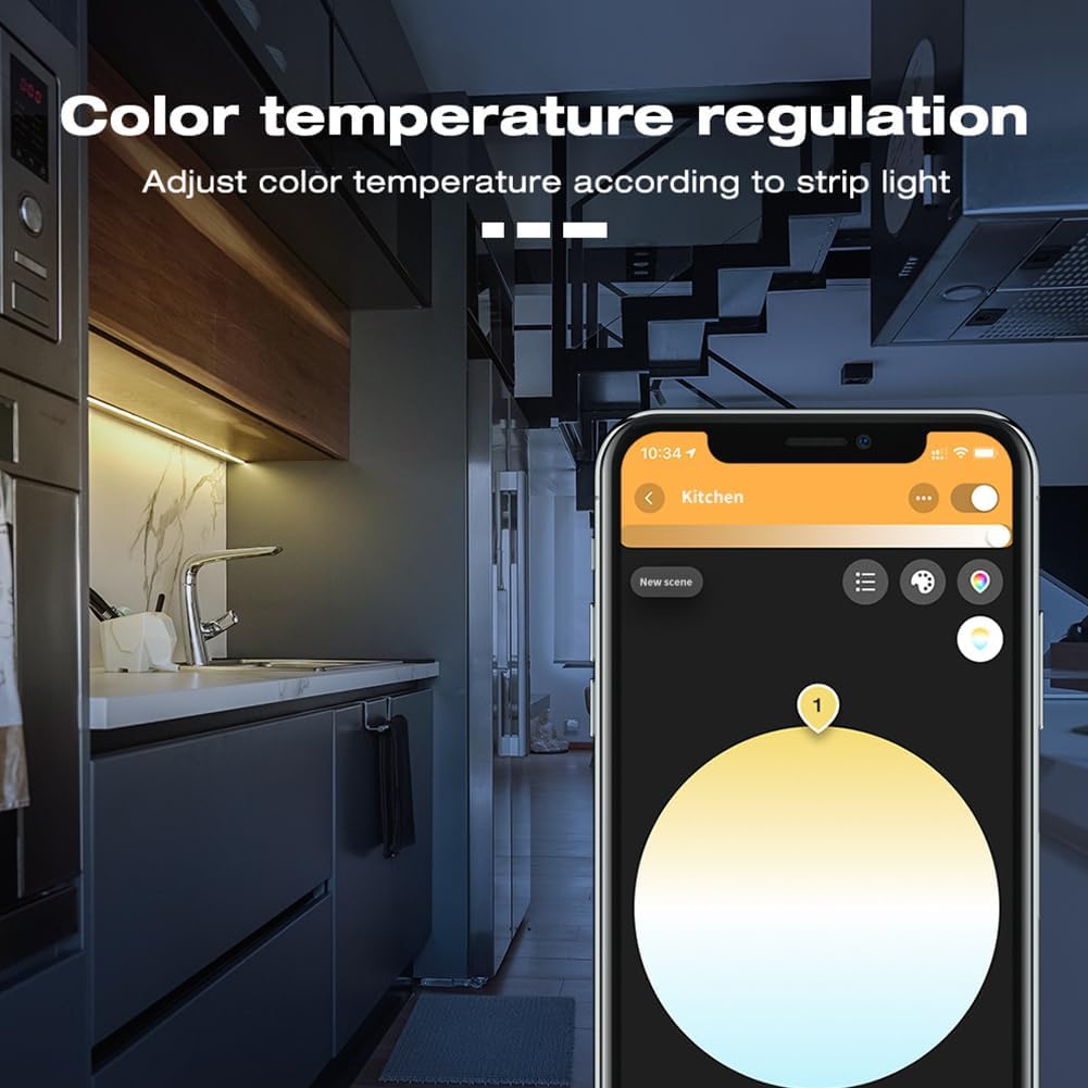 App Interface for Color Temperature Regulation