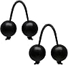 Aslatuas Rhythmic Ball,2 Pair Kashaka Aslatua Shaker Instrument,Music Egg Shaker,Double Gourd Percussion,Asalato Fingertip Drum Balls for Party Performance Concert