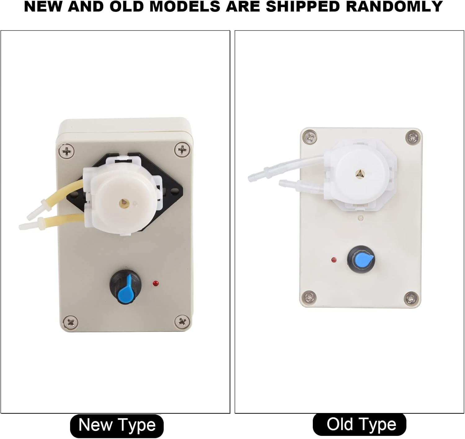 Respicefinem Peristaltic Pump Peristaltic Liquid Pump Adjustable Flowing Dosing Pump Single Head Design with Adapter 10ml -250ml min US Plug 110‑240V for Aquarium Lab Analytical