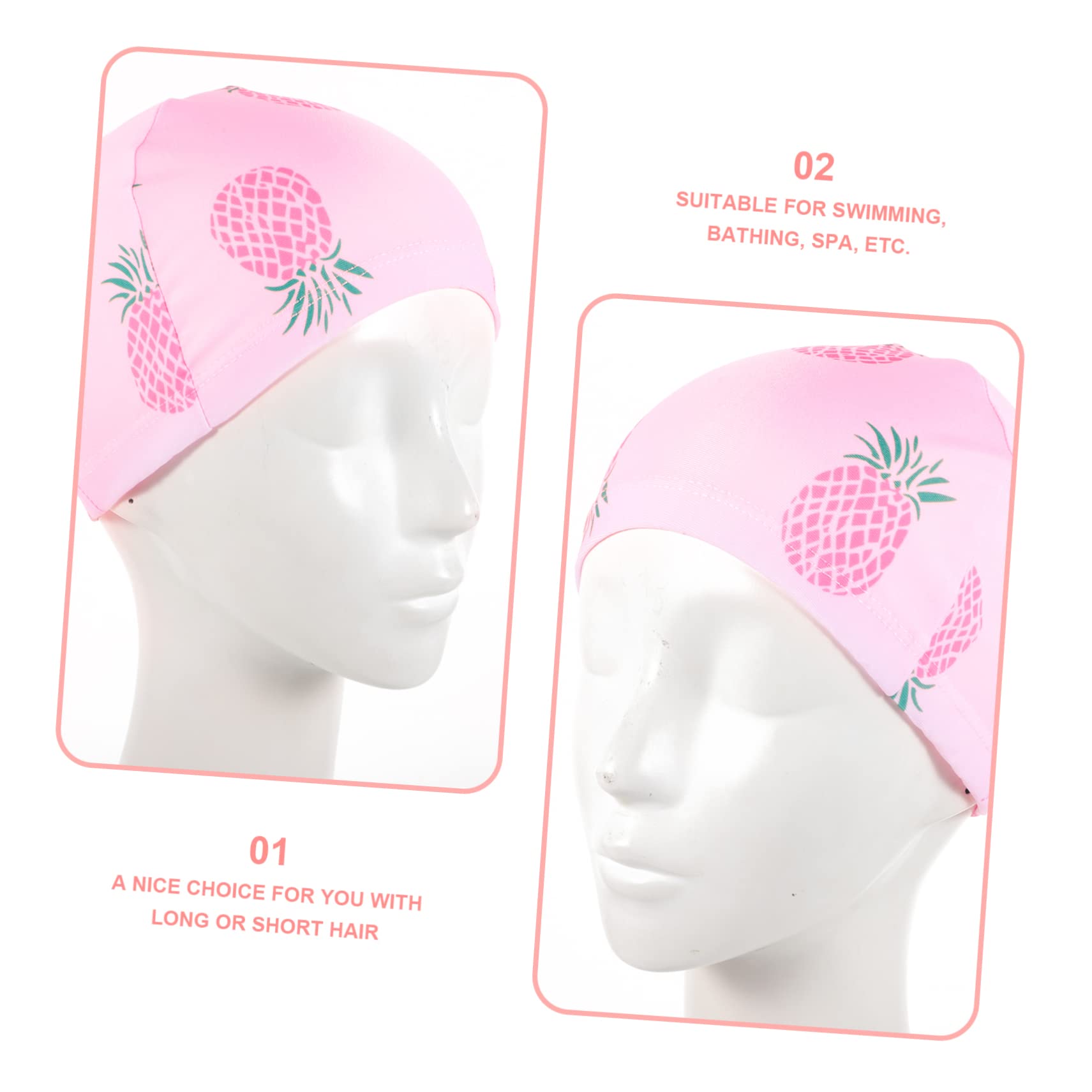 TOYANDONA Gorro De Natación Elástico para Piña para Piscina Y SPA Cómodo Y Transpirable