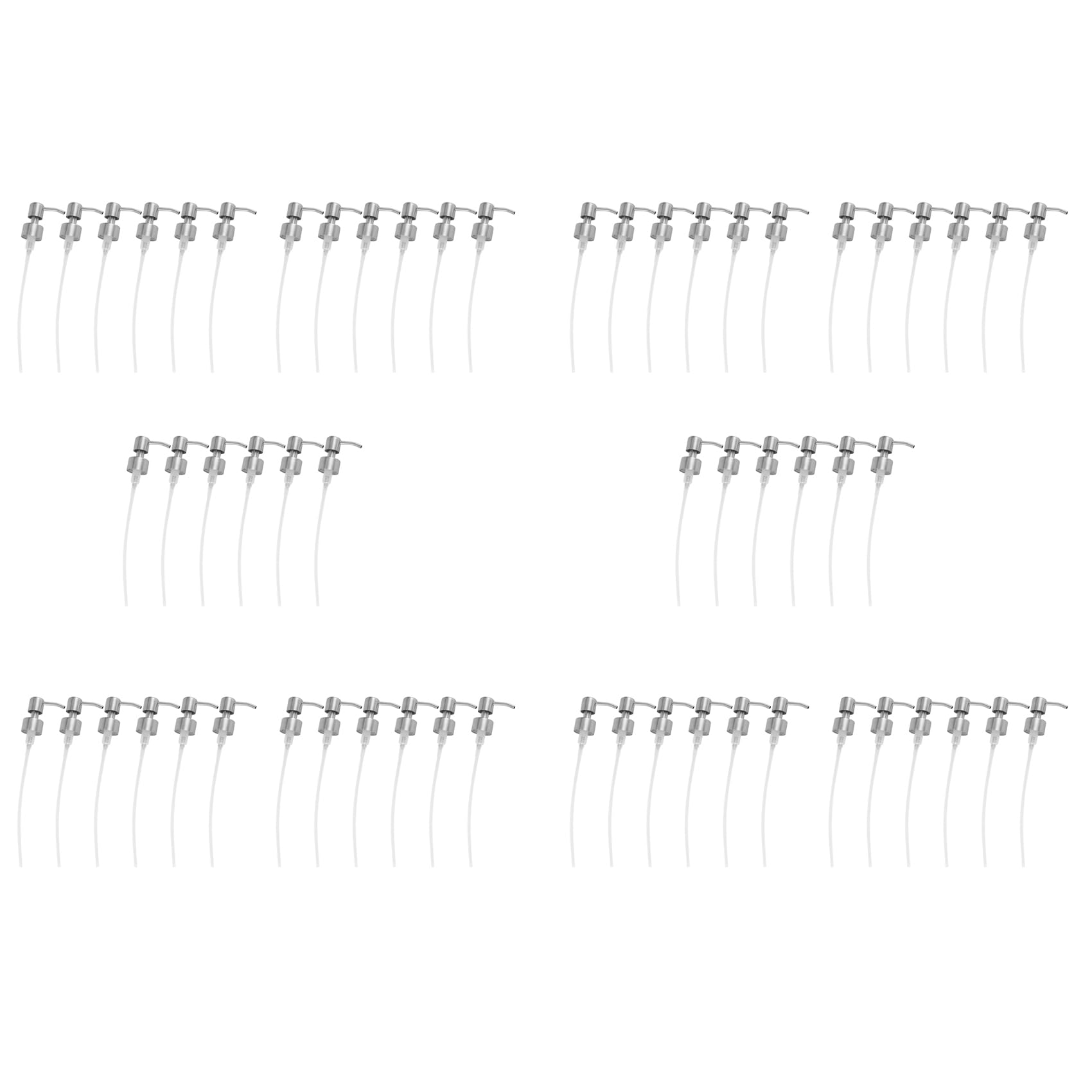 Pompe distributeur de savon 28/400 en acier inoxydable 304 pour bouteille de lotion, lot de 10 pcs