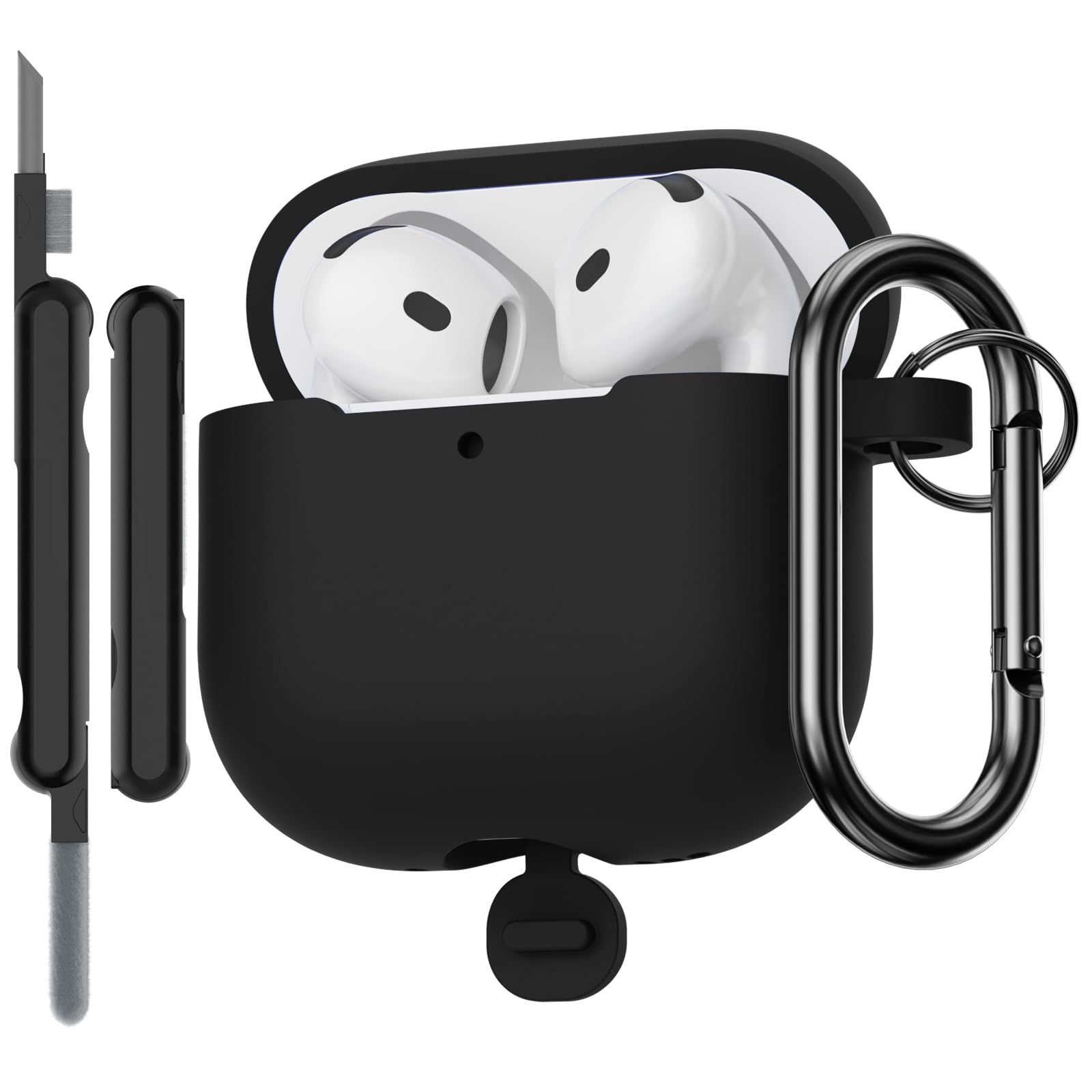 Funda para AirPods Pro 3 (2025) Case Cover, Anti-rasguños Fundas Protectora de Silicona Compatible con Airpods Pro 3.ª Generación con Kit de Limpieza e Lanyard de Silicona, Cloud Grey — view 16