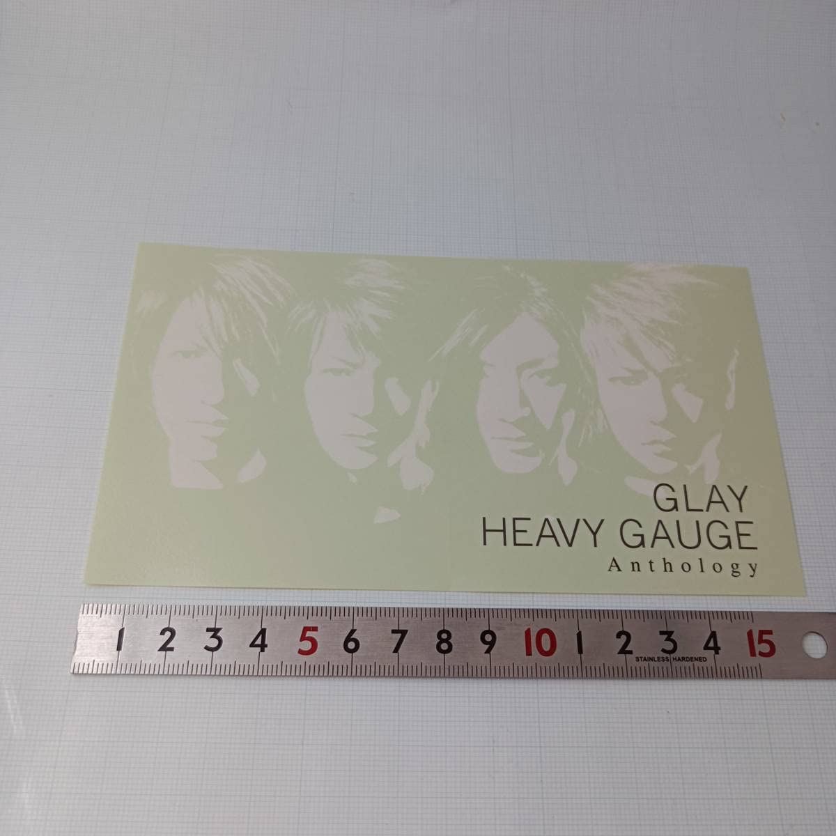 Amazon.co.jp: GLAY HEAVY GAUGE Anthology ステッカー シール TERU