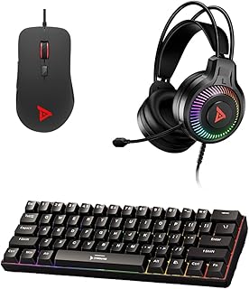TAIDU ゲーミングデバイス 3点セット ゲーミングマウス、キーボード、ヘッドセット 初めてのゲーミング環境 RGBライティング 高精度センサー 柔らかな装着感 快適プレイ TAIDU-HKM-3SET