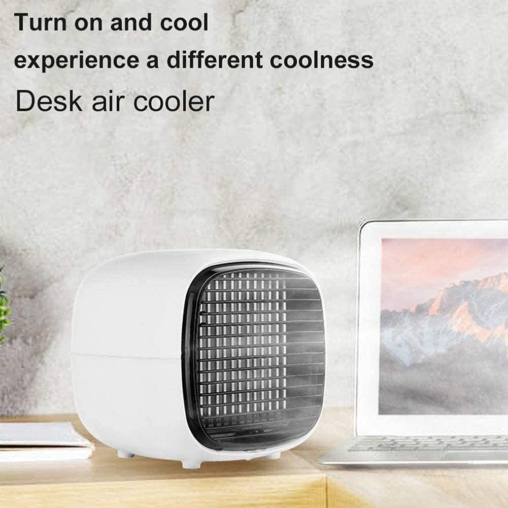 Portable Air Cooler, Mini Air Conditir, 3 in 1 Small Air Conditir Cooler and Humidifier for Home, Office, Kids Bedroom