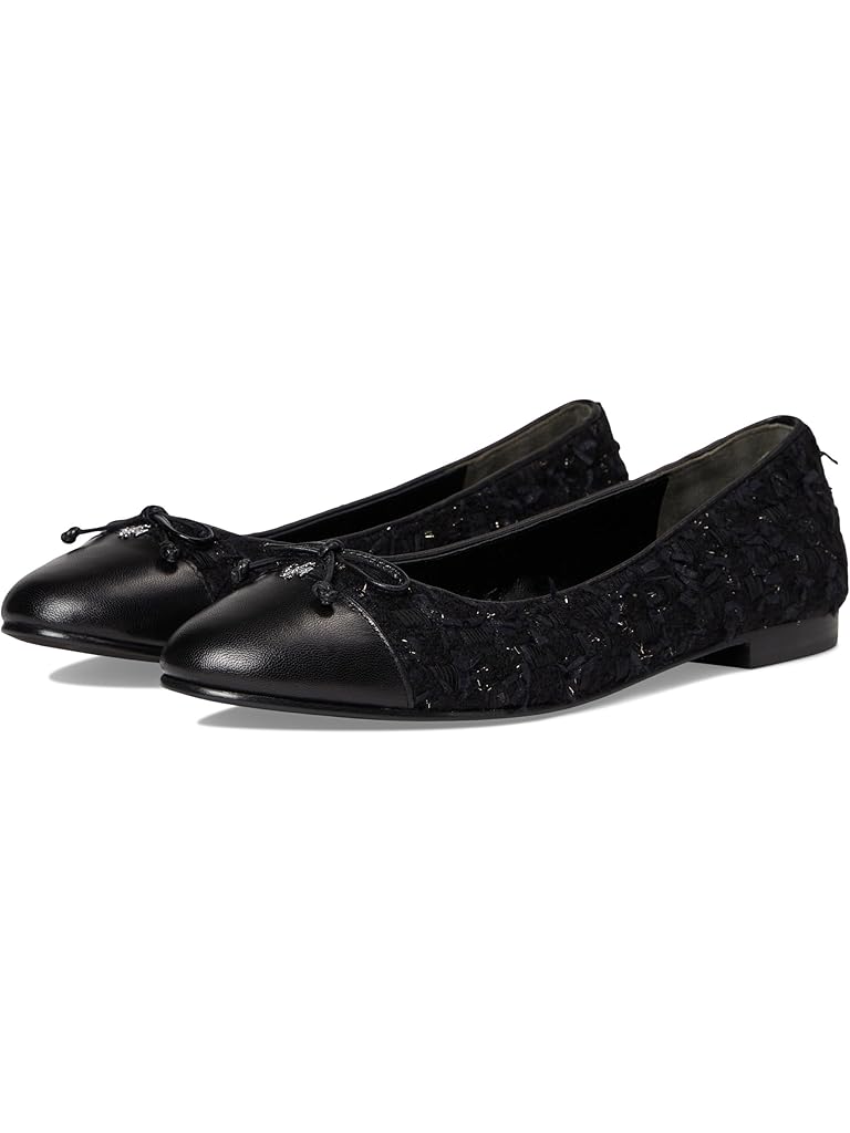 Navy Tory Burch Cap-Toe Ballet