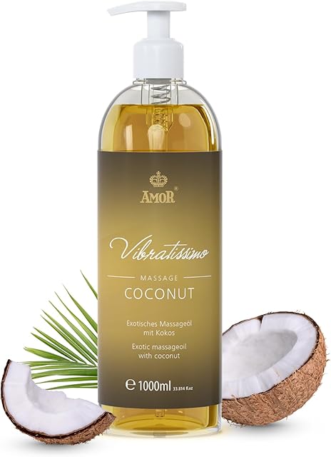 Coconut Vibratissimo  olejek do masażu egzotycznego z kokosem, olejek do masażu erotycznego, 1000 ml