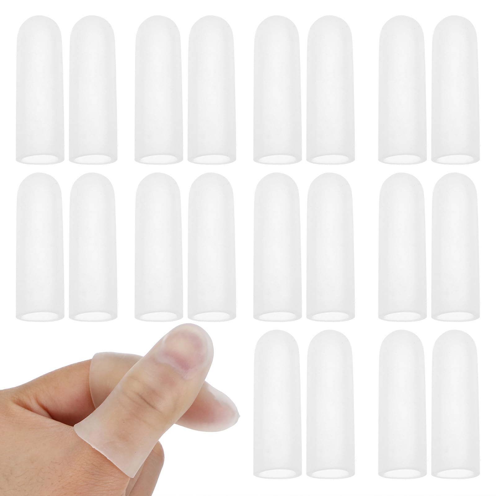 Photo 1 of WY LIGHTING LEVEL Gel Finger Cots, 20 Count