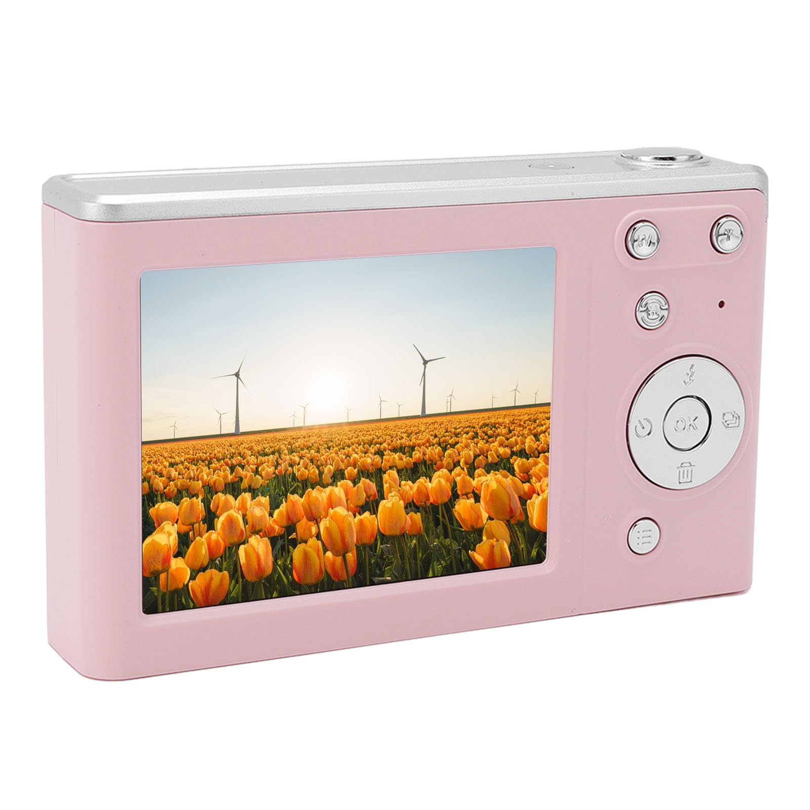 Camera Digitale da 50 MP 4K, Fotocamera AF AutoFocus con Zoom 16x, Luce di Riempimento, Carta da 32 GB per Bambini, Adolescenti, Studenti, Piccollo Compatto e Fotocamera Scatta