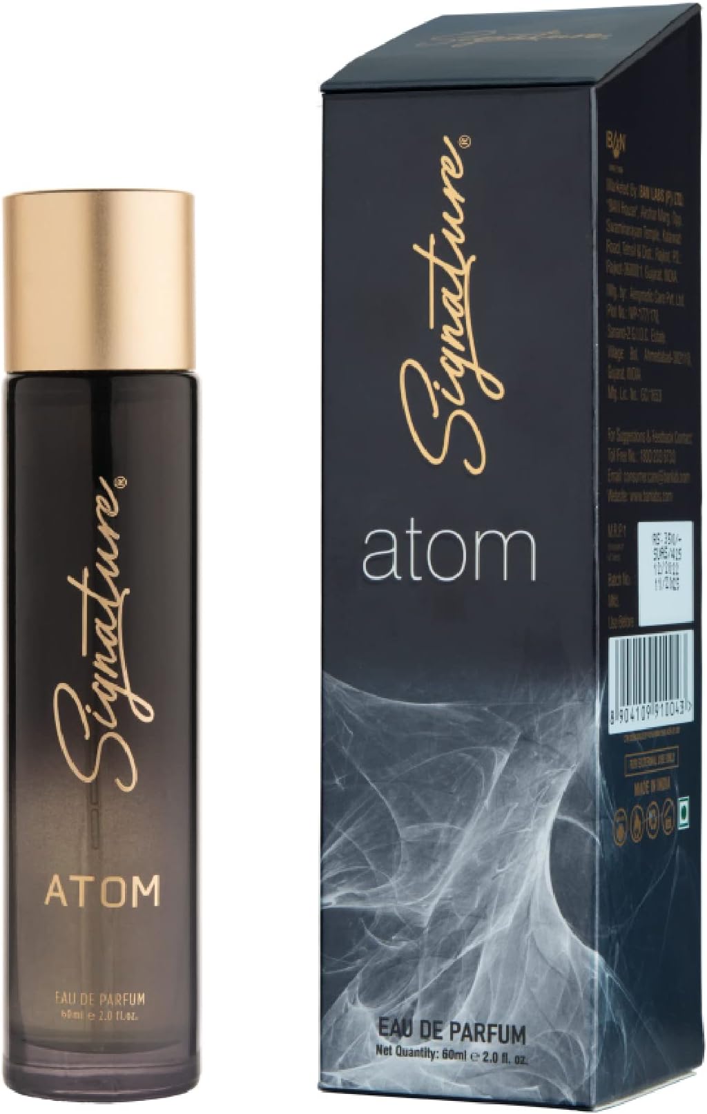 Signature Universe Series Atom EDP Aromatic Fougere Long Lasting Fragrance for Men and Women, Unisex (60 ml)