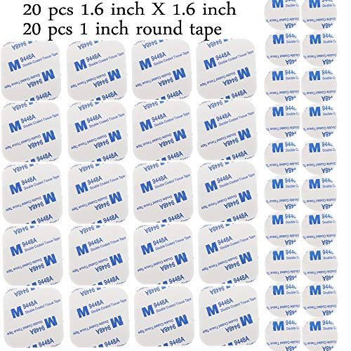 M-Jump M-024 40Pcs Adhesive Tape Double Sided White Foam Tape Strong Pad Mounting Adhesive thumb #2