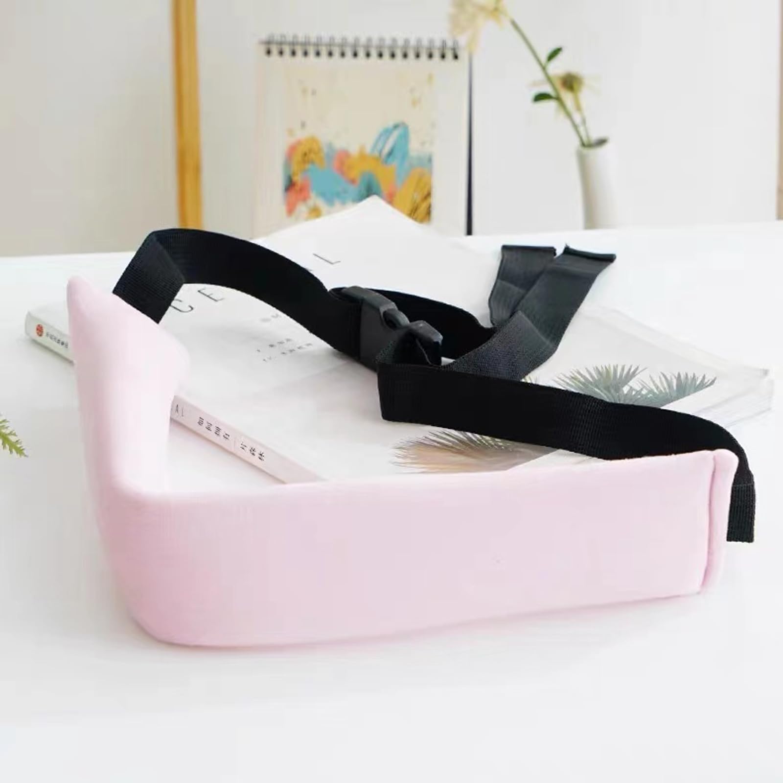 Cintura Di Sicurezza Passeggino Universale - Regolabile, 5 Punti, Anticaduta, Con 2 Ganci (Bianco) - Foto 7