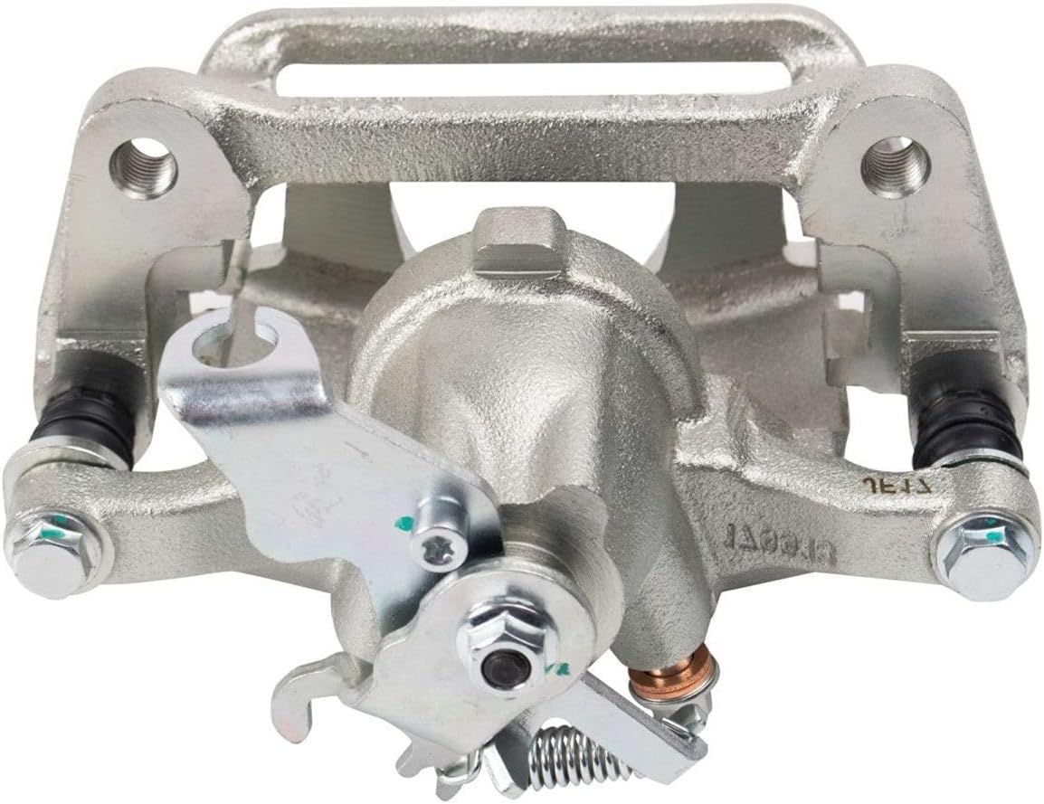 Disc Brake Caliper Assembly Front Rear Left Driver Side Steel Cast Iron with Mounting Bracket Hardware 1-Piston Quantity for C/V 13-15 for Grand Caravan 12-18 for Town & Country 12-16
