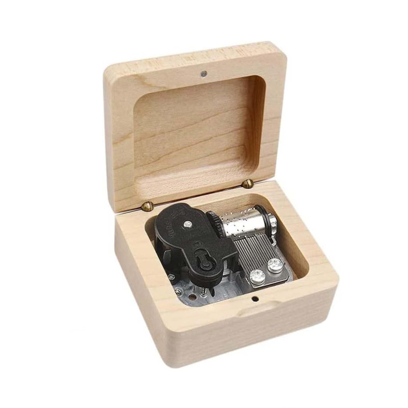 Sinzyo The Legend of Zelda Music Box Vintage Musical Boxs Gift for Birthday Valentine's Day Christmas Day(Maple Wooden Box)