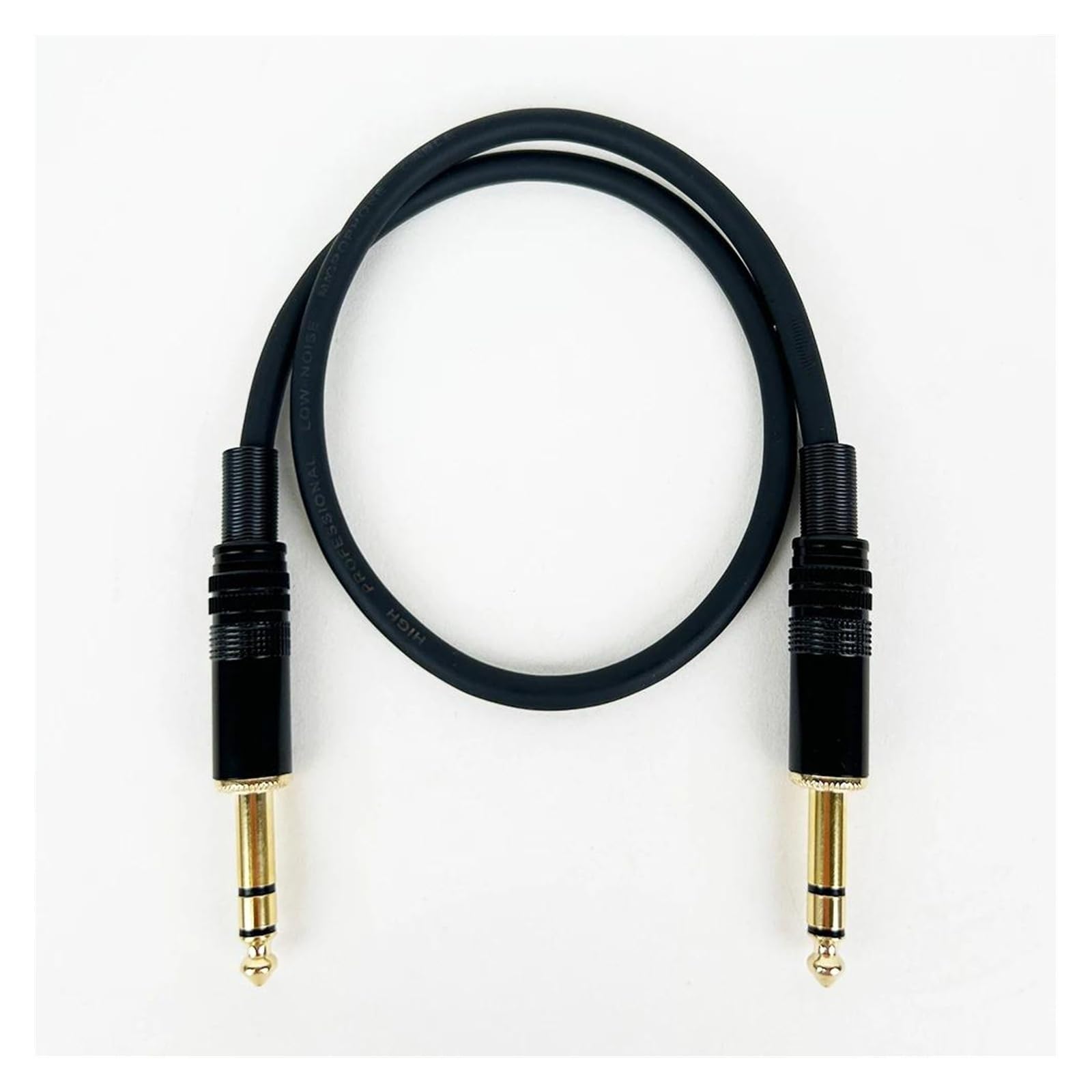 Cavo per chitarra Jack placcato oro da 6,5 ​​a 6,5 ​​1/4 '' Cavo per chitarra acustica Mandolino elettrico Cavo Audio per Strumento Chitarra (Color : A, Size : 300cm)