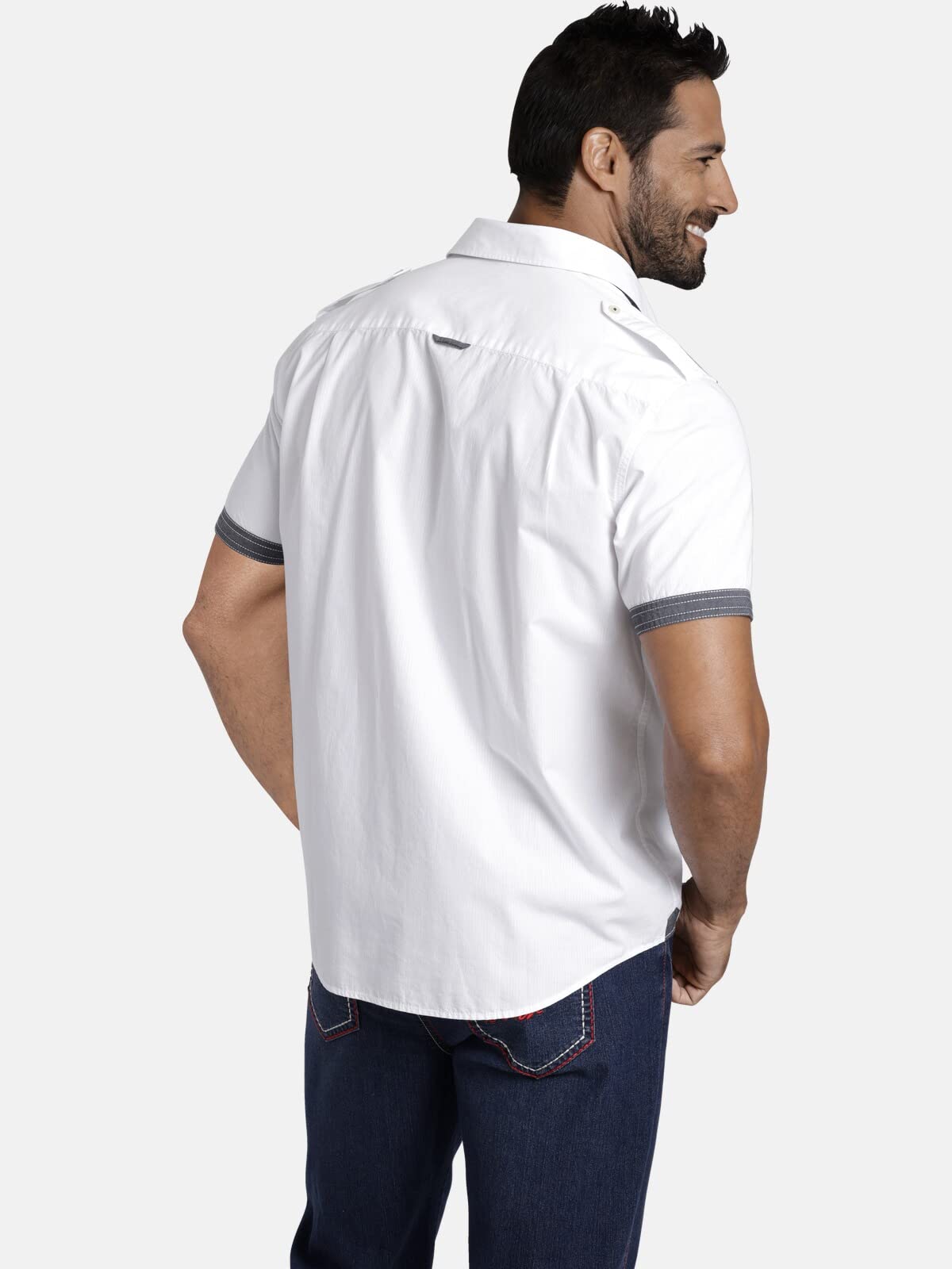 Jan Vanderstorm Camicia da uomo a maniche corte Skirnir