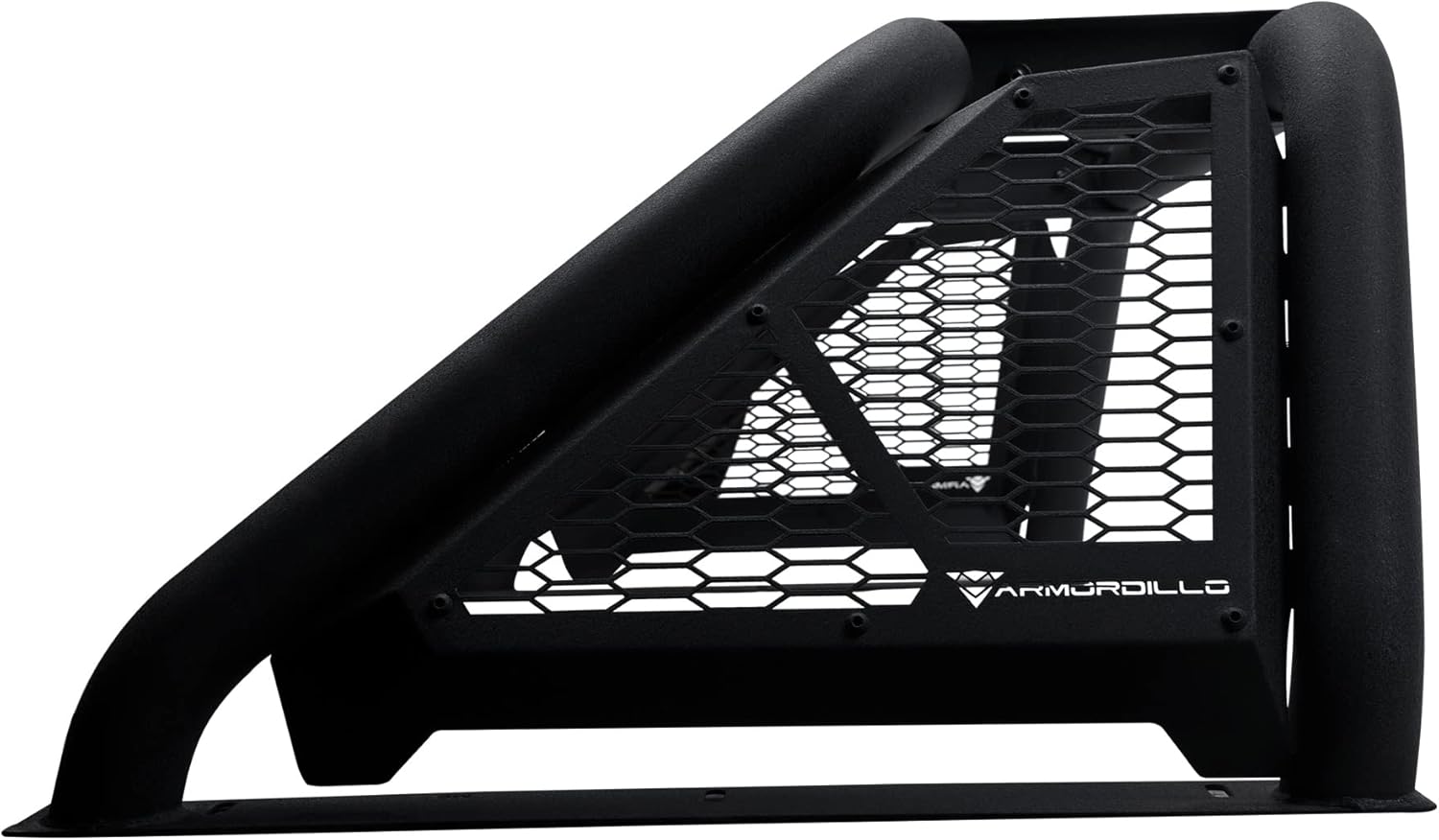 Armordillo USA 8708019 CR-B Honeycomb Mesh Chase Rack - Textured Black Fits 2009-2018 Dodge Ram 1500 2500 3500/2019-2022 1500 Classic / 1998-2022 Ford F250 F350 F450 F550, Full Size Pickup Trucks