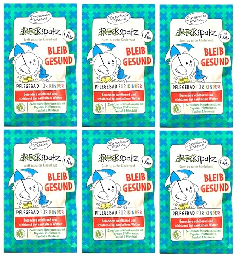 Dresdner Essenz - Lote de 6 baños de cuidado saludables (6 x 60 g)