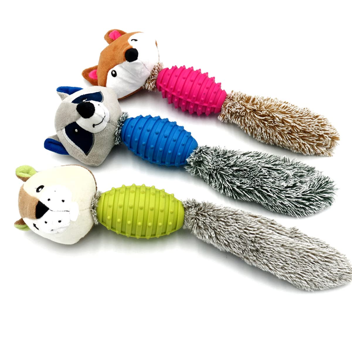Angoily 3 Stücke Interaktive Hund Squeaker Für Welpen Zahnen Plüsch Kauen Für Medium Große Hunde